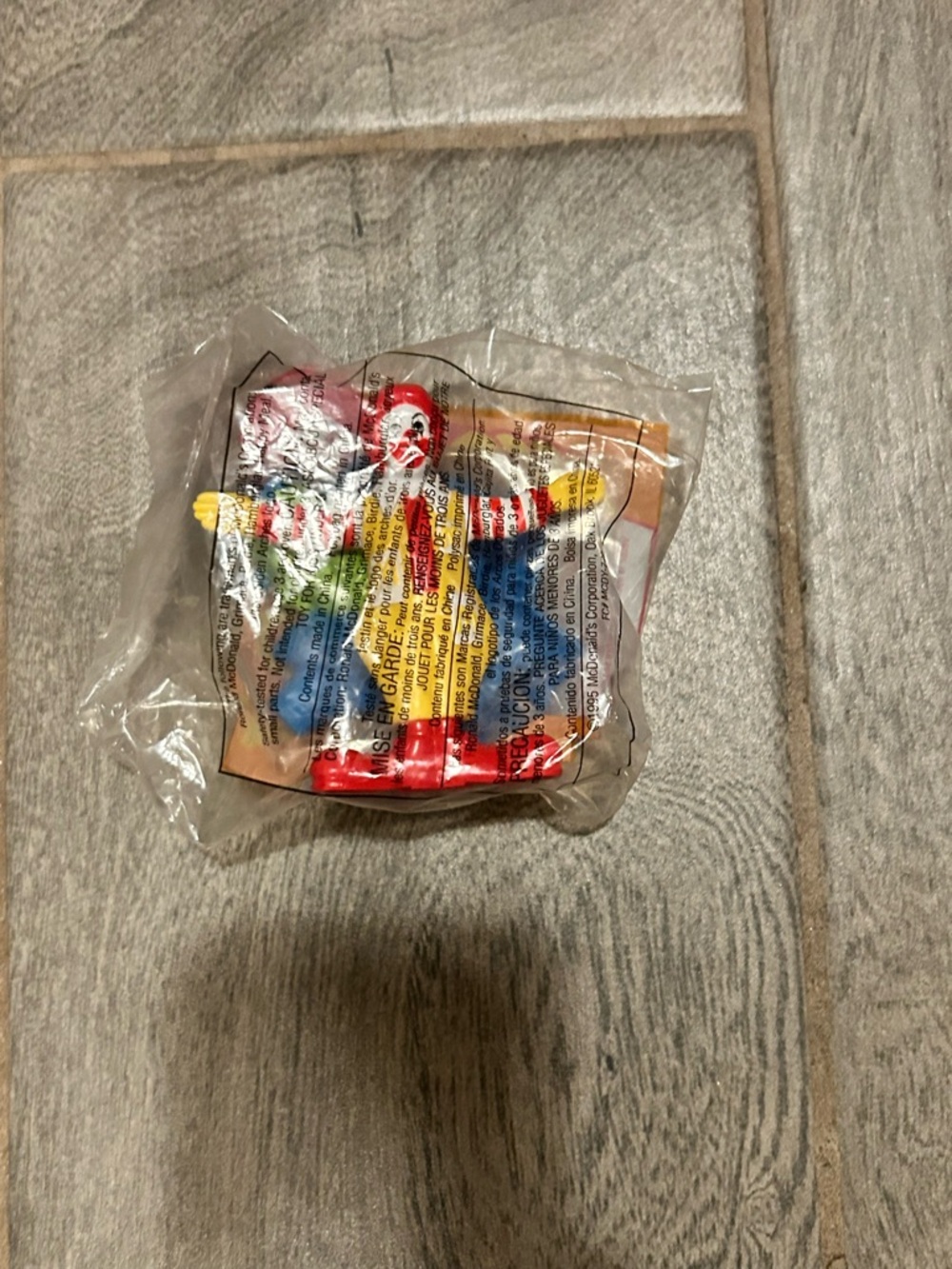 Vintage McDonald's Ronald McDonald Figure - Red, Yellow, White